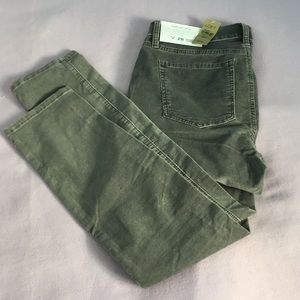 NWT Petite Modern Skinny Washed Velvet Pants